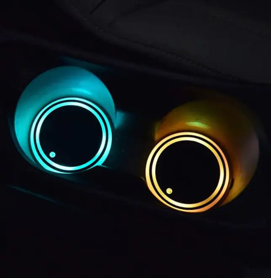 Colorful Car Cup Holder LED